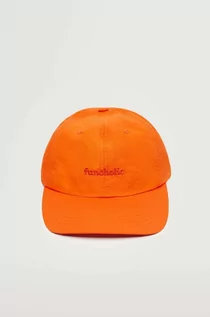 Czapki damskie - Mango czapka Tailor kolor pomarańczowy gładka - grafika 1