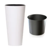 Donice - Prosperplast TUBUS SLIM 250mm BIAŁY (S449) PDTUS250-S449 [2443124] - miniaturka - grafika 1