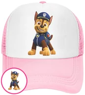 Czapki i chusty sportowe męskie - CZAPKA Z DASZKIEM PSI PATROL DLA DZIECI SIATKA RÓŻOWA BEJSBOLÓWKA - miniaturka - grafika 1