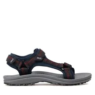 Sandały męskie - Sandały Jack Wolfskin Wave Breaker M 4052011 Granatowy - miniaturka - grafika 1