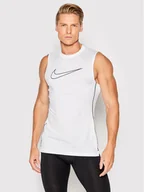 Koszulki sportowe męskie - Nike Koszulka techniczna Pro Dri-Fit DD1988 Biały Tight Fit - miniaturka - grafika 1