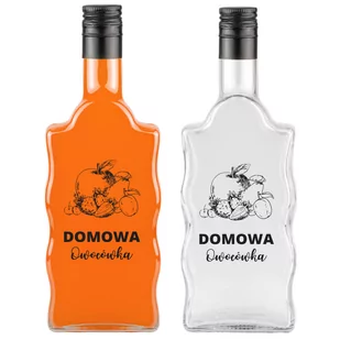 Butelka na owocówkę z nadrukiem - Fala 500ml - Domowy wyrób alkoholu - miniaturka - grafika 1
