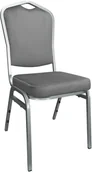 Fotele i krzesła biurowe - Krzesło Vega bankietowe konferencyjne stelaż szary BL14 - miniaturka - grafika 1