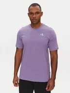 Koszulki męskie - adidas T-Shirt Earth Day Graphic JI6757 Fioletowy Regular Fit - miniaturka - grafika 1