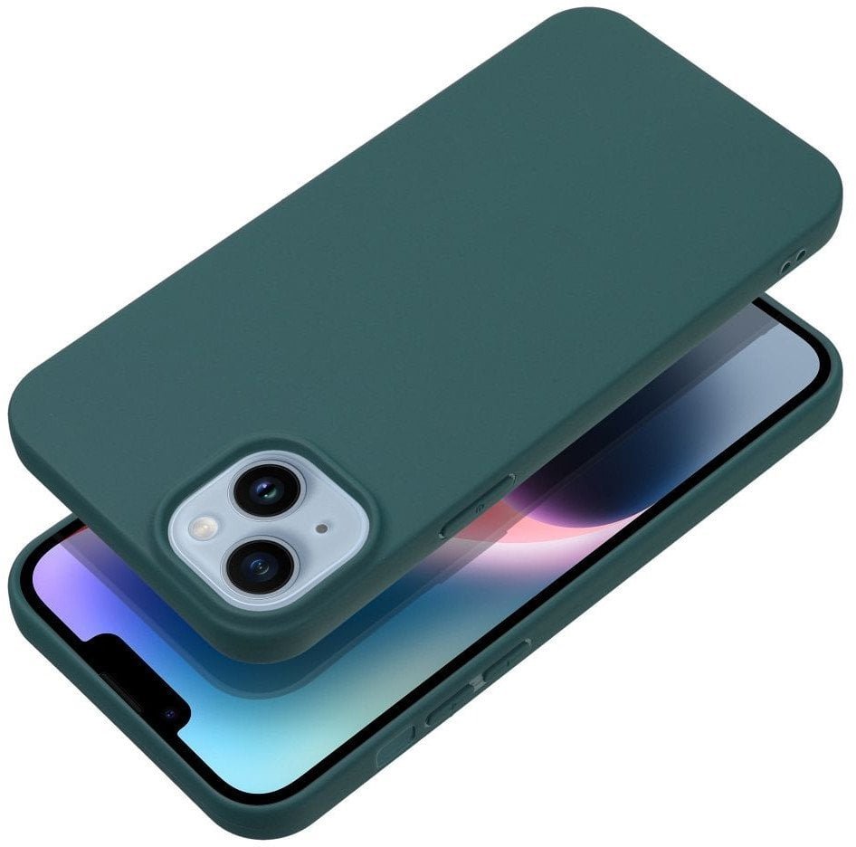 Futerał MATT do SAMSUNG A56 5G ciemnozielony