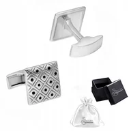 Spinki do mankietów i krawatów - Spinki do mankietów pr.925 Rodowane - miniaturka - grafika 1