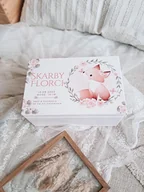 Pamiątka Chrztu Świętego - Kuferek wspomnień LISEK, prezent na chrzest, roczek, urodziny - miniaturka - grafika 1