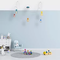Lampy sufitowe - Żyrandol Tube, 5-punktowy, kolorowy - miniaturka - grafika 1
