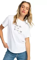 Koszulki i topy damskie - Roxy bawełniana koszulka damska, Jasny biały, XXL - miniaturka - grafika 1