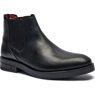 Tommy Hilfiger Skórzane sztyblety CHELSEA - Sztyblety męskie - miniaturka - grafika 1