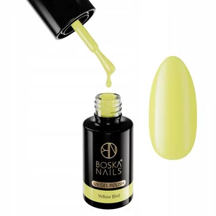 Boska Nails, Kolorowy Lakier Hybrydowy, 408 Yellow Bird, 6ml - Lakiery hybrydowe - miniaturka - grafika 1