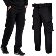 Odzież taktyczna i umundurowanie - Spodnie Alpha Industries Devision 108207 03 - Czarne - miniaturka - grafika 1