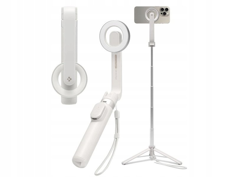 Uchwyt selfie Spigen S571W MagSafe Bluetooth Tripod Beżowy