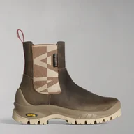 Botki damskie - Sztyblety damskie skórzane Napapijri NP0A4H7B-041 40 Czarne (196011578666). Buty za kostkę damskie - miniaturka - grafika 1