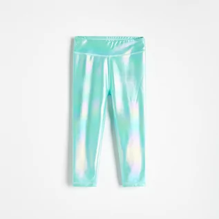 Spodnie i spodenki dla dziewczynek - Reserved Krótkie sportowe legginsy - Wielobarwny - grafika 1