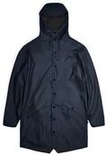 Kurtki i kamizelki sportowe damskie - Rains długa kurtka przeciwdeszczowa LONG JACKET W3 12020 47 NAVY L - miniaturka - grafika 1