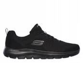 Sneakersy męskie - Buty sportowe męskie Skechers Summits Oddychające Sneakersy 232057-BBK - miniaturka - grafika 1