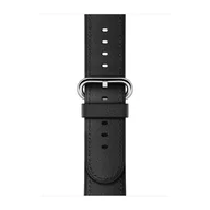 Akcesoria do smartwatchy - Apple Skórzany pasek z klamrą klasyczną w kolorze czarnym do koperty 38mm / 40mm / 41mm / 42mm - rozmiar S/M - miniaturka - grafika 1