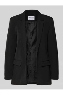 Długi żakiet o luźnym kroju z zaszewkami model BOZZY - Pieces - Marynarki i żakiety damskie - miniaturka - grafika 1