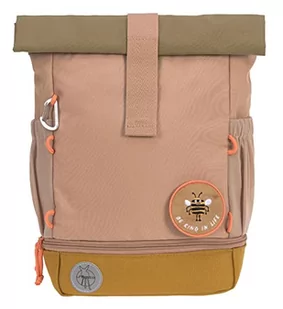 LÄSSIG Plecak do przedszkola, plecak dziecięcy, zwijany top z pasem piersiowym, wodoodporny, 11 litrów/mini rolltop Backpack Nature Hazelnut, brązowy, Einheitsgröße, plecak dziecięcy - Plecaki szkolne i tornistry - miniaturka - grafika 1