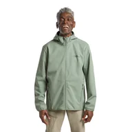 Kurtki męskie - Męska kurtka softshellowa Jack Wolfskin BORNBERG HOODY M eucalyptus - S - miniaturka - grafika 1