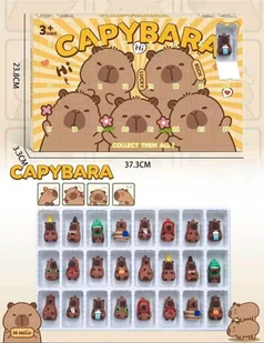 Kalendarz adwentowy Kapibara Capybara 24 szt - Ozdoby bożonarodzeniowe - miniaturka - grafika 1