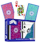 Gry karciane - Neoteric Bridge Size Jumbo Index Karty do gry, czerwone, zielone - miniaturka - grafika 1