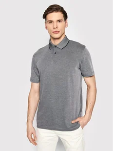Selected Homme Polo Leroy 16082844 Szary Regular Fit - Koszulki męskie - miniaturka - grafika 1