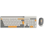 Zestawy myszka + klawiatura - CANYON HSET-W5 Beżowy - miniaturka - grafika 1