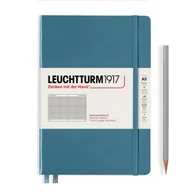 Notesy i bloczki - Notatnik Leuchtturm1917 Medium, notatnik w kratkę, A5, Rising Colours Stone Blue - miniaturka - grafika 1