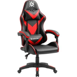 Fotel DEFENDER xCOM Czarno-czerwony - Fotele gamingowe - miniaturka - grafika 1