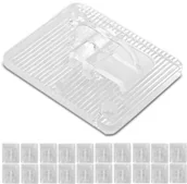 Pozostałe akcesoria dla kotów - Zestaw 2x Zaczep do montażu siatki na balkon dla kotów Heckermann 10szt - miniaturka - grafika 1