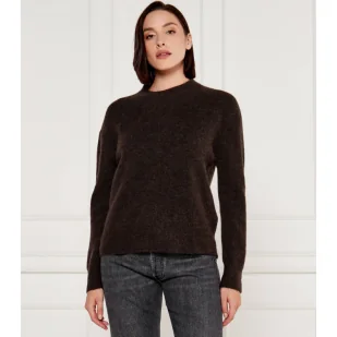 Samsøe Samsøe Wełniany sweter ANOUR Loose fit - Swetry damskie - miniaturka - grafika 1