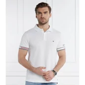 Koszule męskie - Tommy Hilfiger Polo FLAG CUFF | Slim Fit - miniaturka - grafika 1