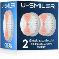 Końcówki do szczoteczek elektrycznych - 2 GŁÓWKI DO SZCZOTECZKI DO TWARZY U-SMILER CLEAN - miniaturka - grafika 1