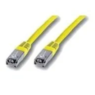 Patchcordy - MicroConnect Patchcord STP CAT6 LSZH 1m żółty STP601Y - miniaturka - grafika 1