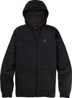 Bluzy męskie - bluza męska BURTON OAK FZ True Black Heather - miniaturka - grafika 1