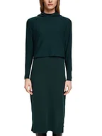 Sukienki - edc by ESPRIT Sukienka damska 122CC1E302, 376/DARK Teal Green 2, M - miniaturka - grafika 1