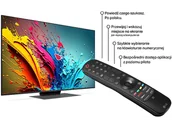 Telewizory - LG 50QNED87T6B.AEU 50" 4K 120Hz webOS Local Dimming Grafitowy - miniaturka - grafika 1