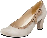 Czółenka - HIRSCHKOGEL Dziewczęce 3006856 czółenka, szary - Szary kamień 108-35 EU - miniaturka - grafika 1