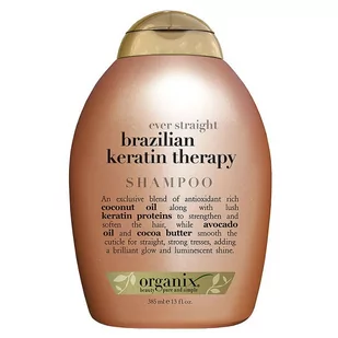 Organix Brazilian Keratin Smooth Shampoo - szampon wygładzający z brazylijska keratyną 385ml - Szampony do włosów - miniaturka - grafika 1