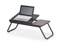 Części i akcesoria do laptopów - Stolik Na Laptopa Ciemny Orzech Stal Malowana - miniaturka - grafika 1