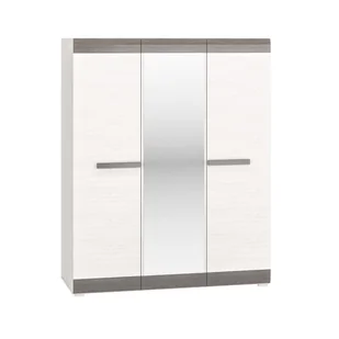 Szafa z lustrem BLANCO 27 sosna śnieżna/new gray - Szafy - miniaturka - grafika 1