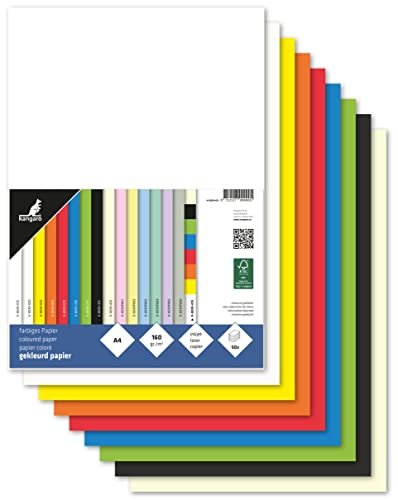 Papier Kangaro A4 160 grs sortowane opakowanie 50 arkuszy
