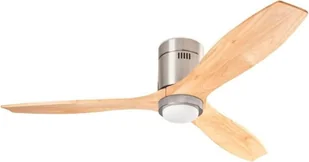 Energooszczędny wentylator sufitowy z oświetleniem LED i pilotem Stem wood light 137 cm - Wentylatory sufitowe - miniaturka - grafika 1