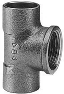 Łączniki, trójniki, kształtki - CONEX Trójnik z brązu 4130G 18x1/2"x18 LWxGWxLW - miniaturka - grafika 1