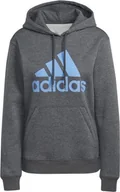 Bluzy damskie - Adidas Bluza adidas Big Logo FL R HD IC9845 - miniaturka - grafika 1