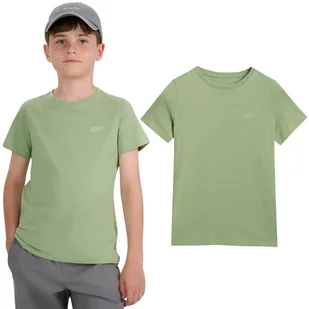 Koszulka Chłopięca 4F T-shirt Z Logo Mięta 4FJWAW25TTSHM2399 122 Miętowy - Koszulki dla dziewczynek Koszulka Chłopięca 4F T-shirt Z Logo Mięta 4FJWAW25TTSHM2399 122 Miętowy - Koszulki dla dziewczynek - miniaturka - grafika 1