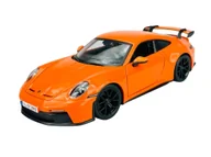 Samochody i pojazdy dla dzieci - BBURAGO PORSCHE 911 (992) GT3 POMARAŃCZOWY 1:24 21104 - miniaturka - grafika 1