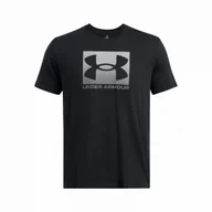 Koszulki sportowe męskie - Koszulka męska Under Armour M Boxed Sports Updated Ss Rozmiar: XXL / Kolor: czarny/szary - miniaturka - grafika 1